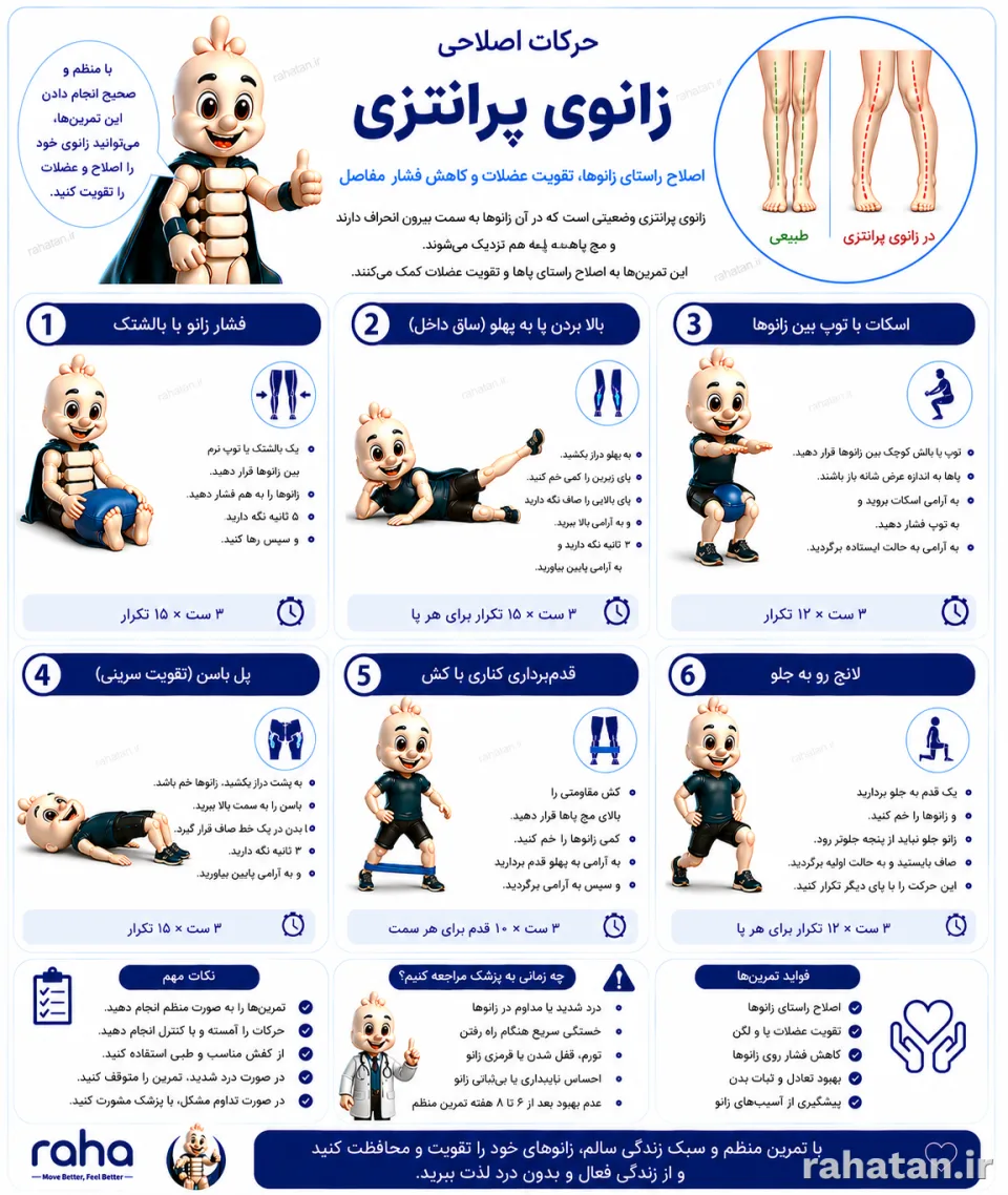 حرکات اصلاحی زانوی پرانتزی